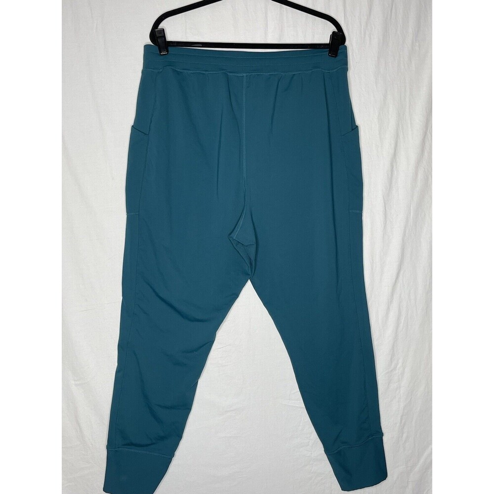 Fabletics Plus Size Jogger Women's 1X Teal Lightweight Performance w/Pull String - Picture 6 of 8